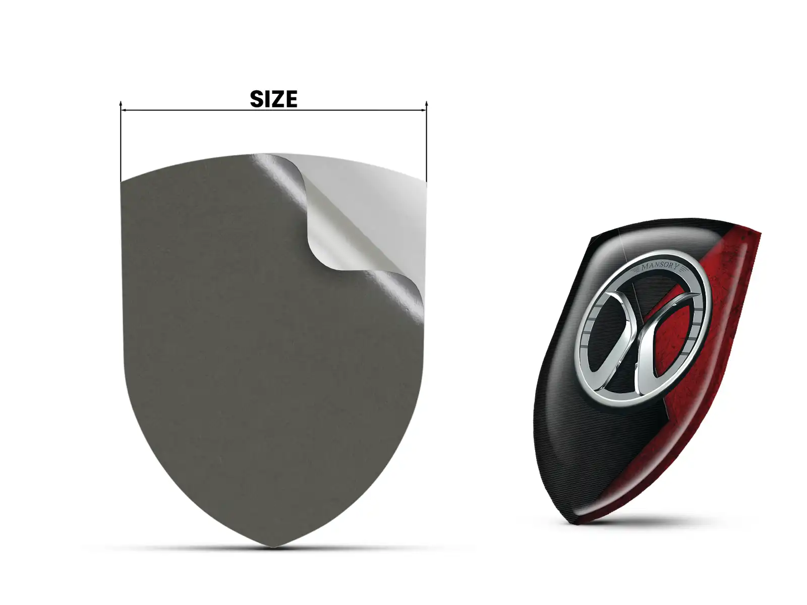 Mansory Décalcos Fenêtre Auto Robustes Pro Max Design